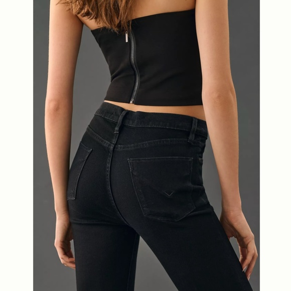 Hudson Barbara High Rise Bootcut Stretch Jeans Black Size 28 EUC - Picture 3 of 8